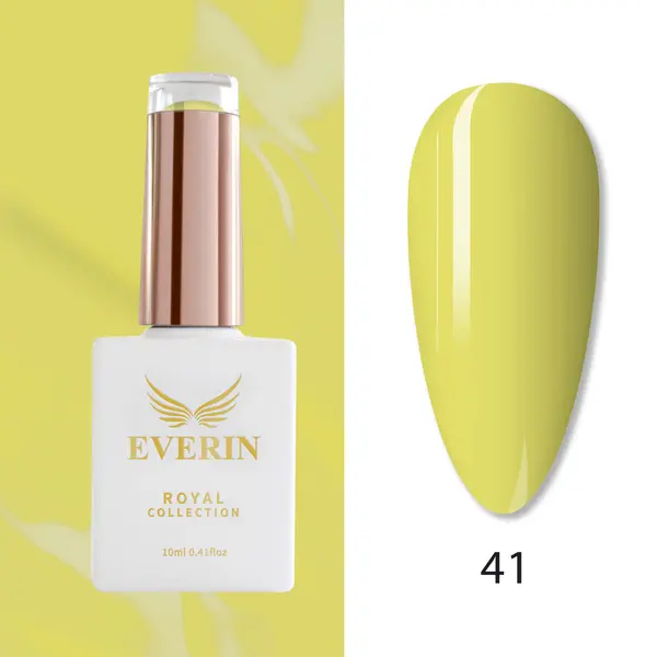 Oja Semipermanentă Everin Royal Collection 10 ml – 41 Royal Lime Glow | Galben Lime Fresh