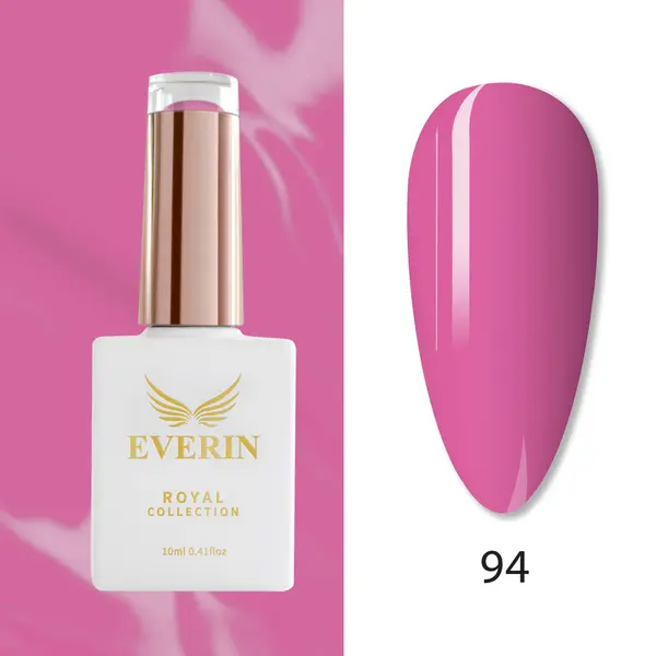 Oja Semipermanentă Everin Royal Collection 10 ml – 94 Pink Bloom | Roz Vibrant