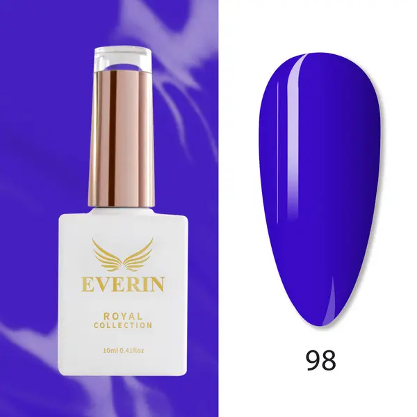 Oja Semipermanentă Everin Royal Collection 10 ml – 98 Royal Blue | Albastru Intens