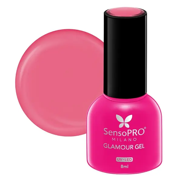 Oja Semipermanenta Glamour Gel SensoPRO Milano 8ml, Flash Utopia #90