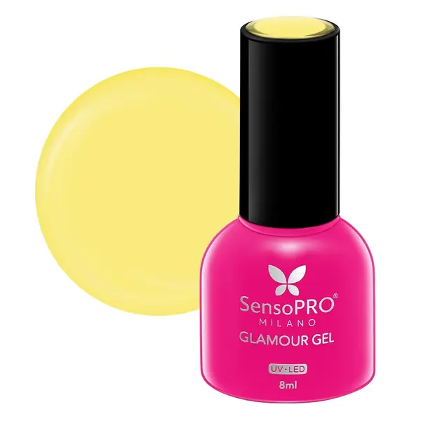 Oja Semipermanenta Glamour Gel SensoPRO Milano 8ml, Sun Breeze #96