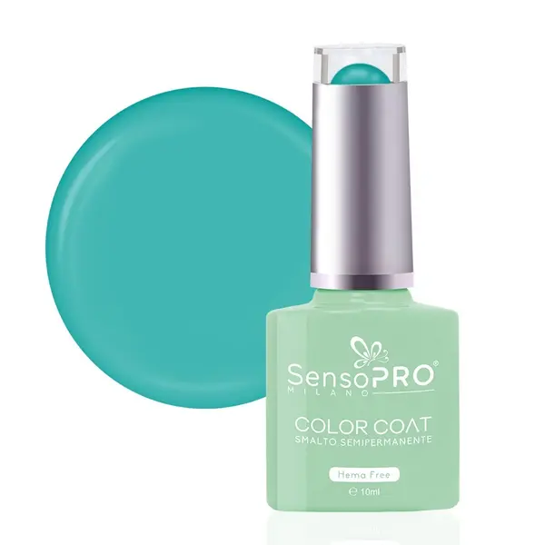 Oja Semipermanenta Hema Free SensoPRO Milano - #42 Turquoise Bliss, 10ml