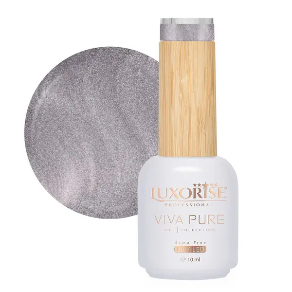 Oja Semipermanenta Hema Free Viva Pure LUXORISE - Pure Silver 10ml