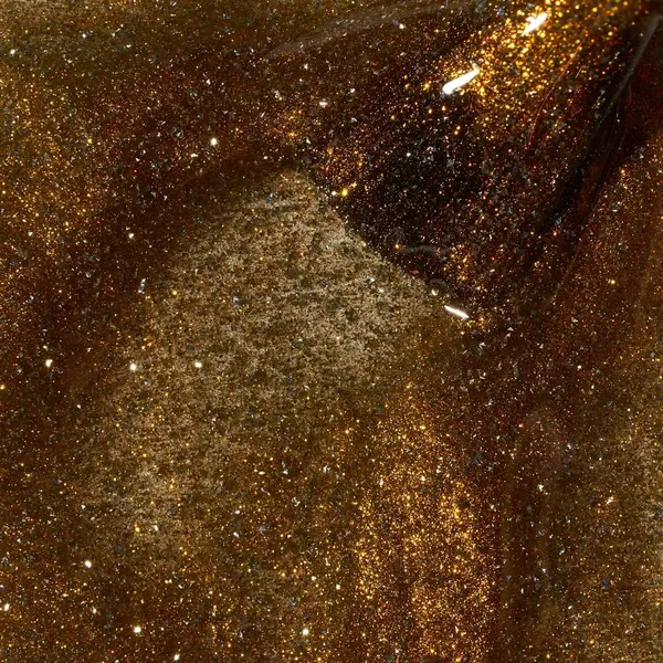 Ojă Semipermanentă Kievskaya Glitz Cat Eye 03 – Auriu Chihlimbar cu Reflexii Metalice, 15ml
