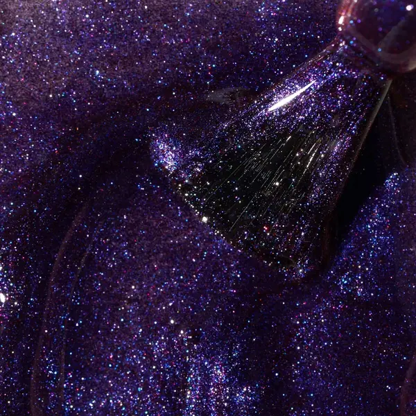Ojă Semipermanentă Kievskaya Glitz Cat Eye 14 – Violet Închis cu Reflexii Roz-Albastre și Efect Magnetic 3D, 15ml