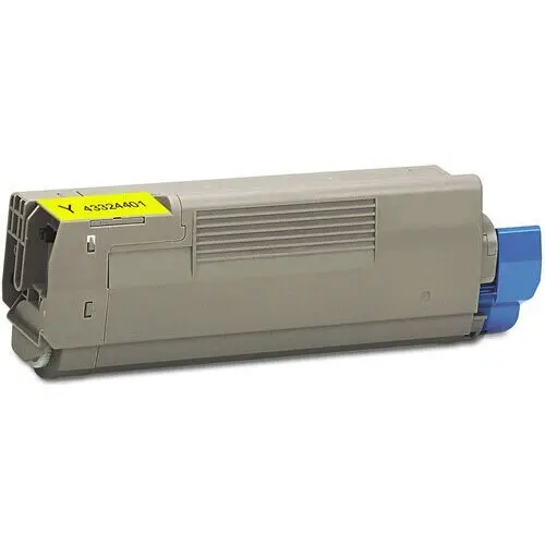 Oki Cartus toner compatibil Oki 43870005 pentru C5650 C5750, 2000 pagini, Galben