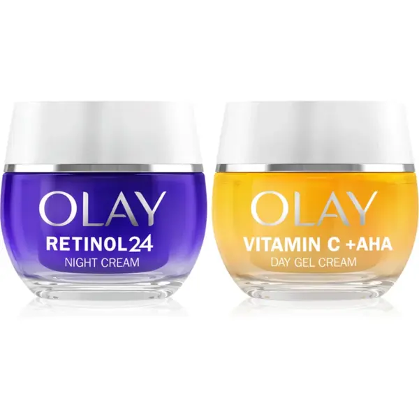Olay Retinol 24 & Vitamin C + AHA set pentru îngrijirea tenului
