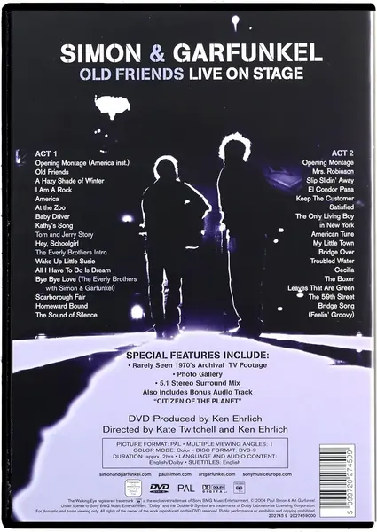 Old Friends - Live On Stage (DVD) | Simon & Garfunkel