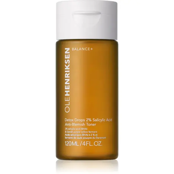 OLEHENRIKSEN Balance+ Detox Drops 2% Salicylic Acid Toner tonic pentru fata cu acid salicilic 120 ml