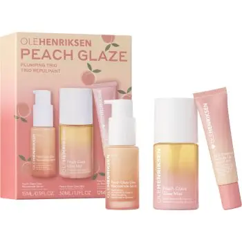 OLEHENRIKSEN Peach Glaze Plumping Trio set pentru îngrijirea tenului