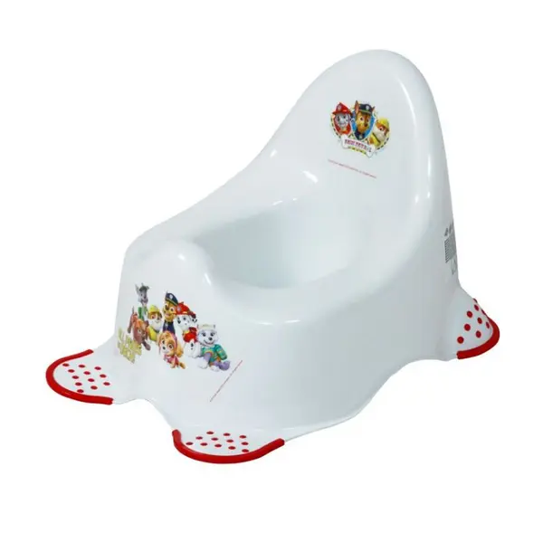 Oliță anatomică pentru copii Lorelli - Patrula, albă