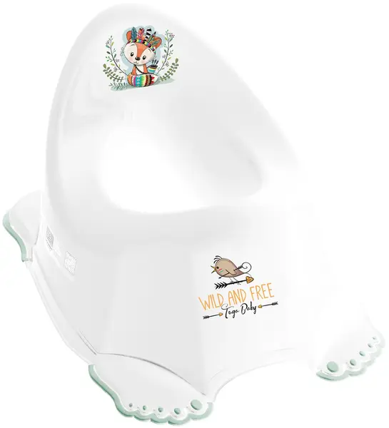 Oliță muzicală anatomică pentru bebeluşi Tega Baby - Wild & Free, Vulpiță
