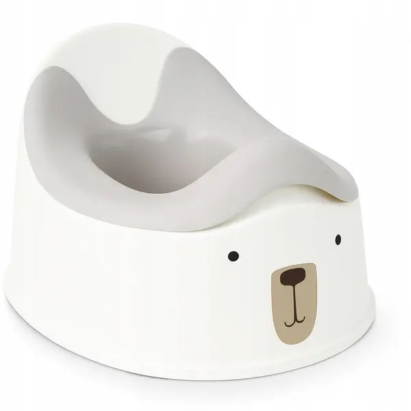 Olita pentru copii, Primabobo, Alex, Compartiment detasabil, Design ursulet, Fara BPA, Gri