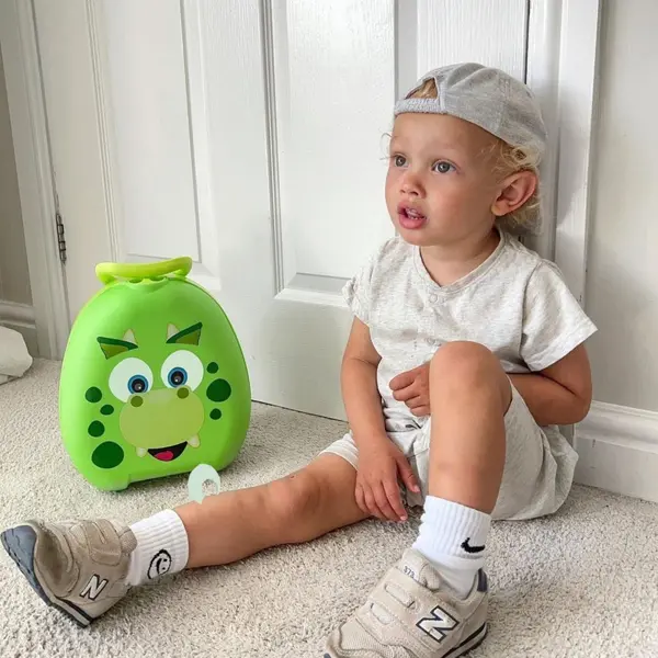 Olita portabila cu capac si maner My Carry Potty Dino