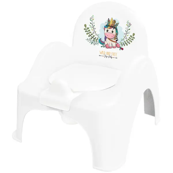 Oliță-scaun pentru bebeluşi Tega Baby Wild & Free - Unicorn