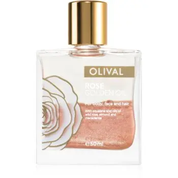 Olival Rose Gold ulei cu sclipici pentru față, corp și păr
