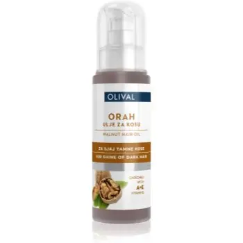 Olival Walnut ulei pentru par pentru părul închis la culoare