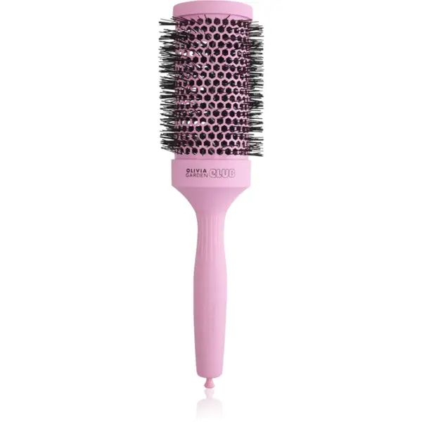 Olivia Garden Club The Glow Blowout Ceramic Round Brush Pink perie rotundă pentru păr 1 buc