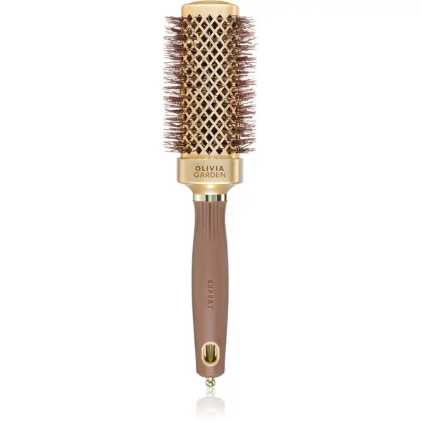 Olivia Garden Expert Straight Wavy perie pătrată pentru uscarea părului 40 mm 1 buc