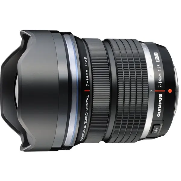 OLYMPUS Obiectiv Olympus Obiectiv M.Zuiko Digital ED 7-14mm F2.8 PRO, MFT, Negru