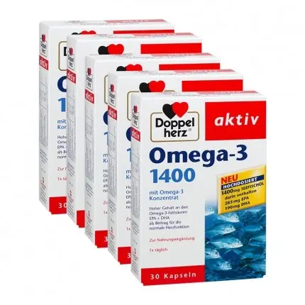 Omega 3 1400 mg, Doppelherz Aktiv | 30 capsule