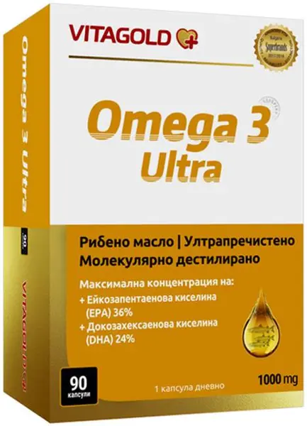 Omega 3 Ultra, 90 capsule, Vitagold