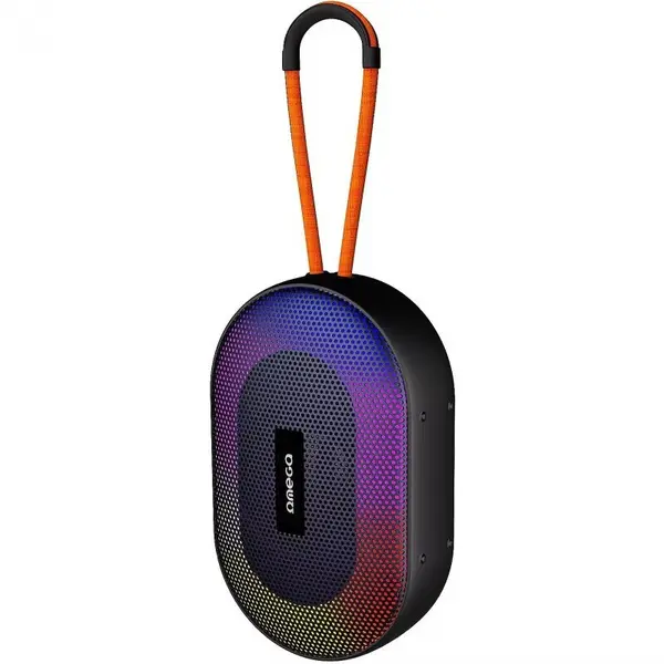 omega Boxa Portabila Omega OGQ101, Bluetooth, 5W RMS, RGB (Negru)