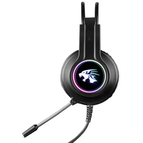 omega Casti de gaming stereo VARR, VH8030, USB, 2x jack, RGB, negru
