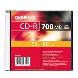 omega Disc inscriptibil Omega CD-R, 700MB, 52X, 1 bucata