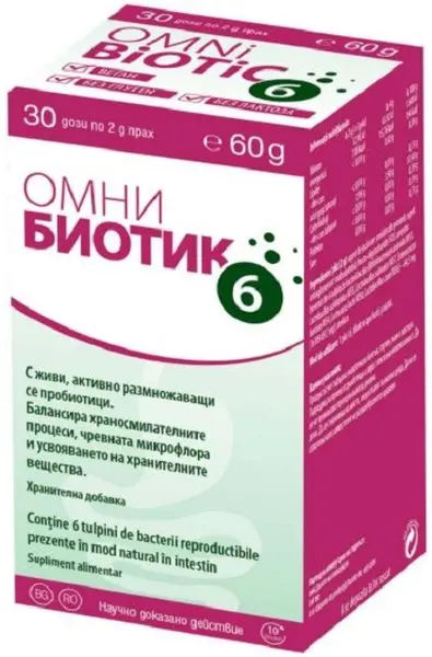 Omni-Biotic 6, 60 g