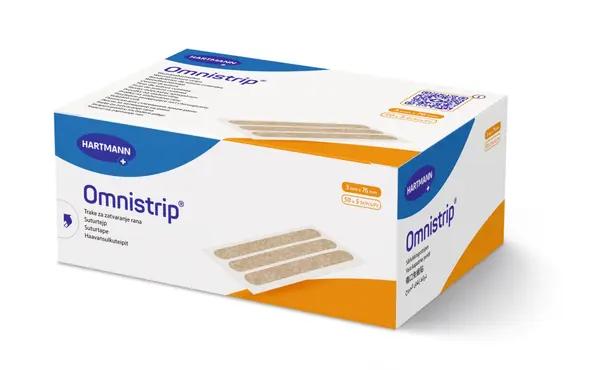 Omnistrip 3 x 76 mm, 50 buc – Plasturi subtiri pentru plagi Hartmann