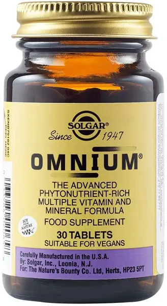 Omnium, 30 tablete, Solgar