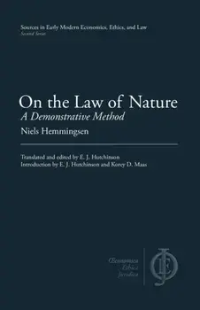 On the Law of Nature: A Demonstrative Method, Paperback/Niels Hemmingsen
