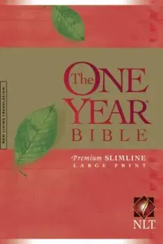 One Year Premium Slimline Bible-NLT-Large Print 10th Anniversary, Paperback/Tyndale