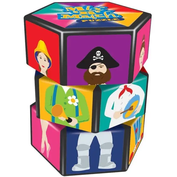 OneForFun Puzzle hexagonal - Hainute colorate
