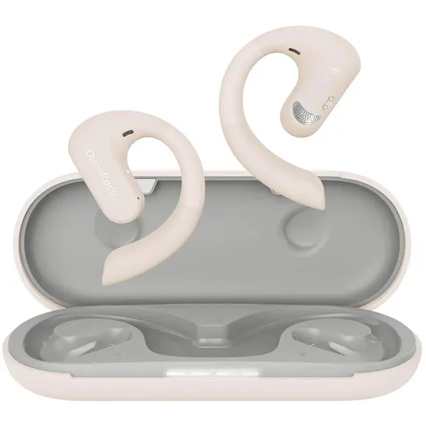 ONEODIO Casca OneOdio wireless, tip butoni - TWS, utilizare smartphone, conectare prin Bluetooth 5.3 , difuzor 16.2 mm, alb, OpenRock-S-Cream