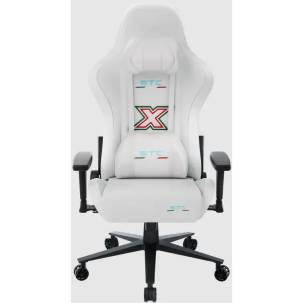 Onex Scaun rotativ Onex ONEX-STC-XPW Sezut tapitat, Spatar tapitat, sarcina maxima 125 kg, Alb