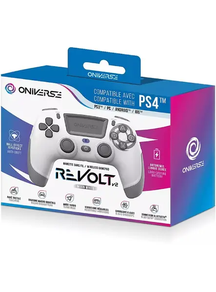 Oniverse Wireless Controller Revolt V2 Moon White