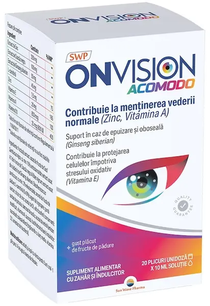 Onvision Acomodo, 20 pliculețe, Sun Wave Pharma