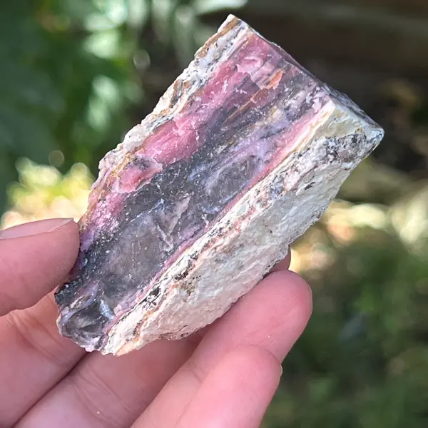Opal roz piatra bruta (din Peru) model 18