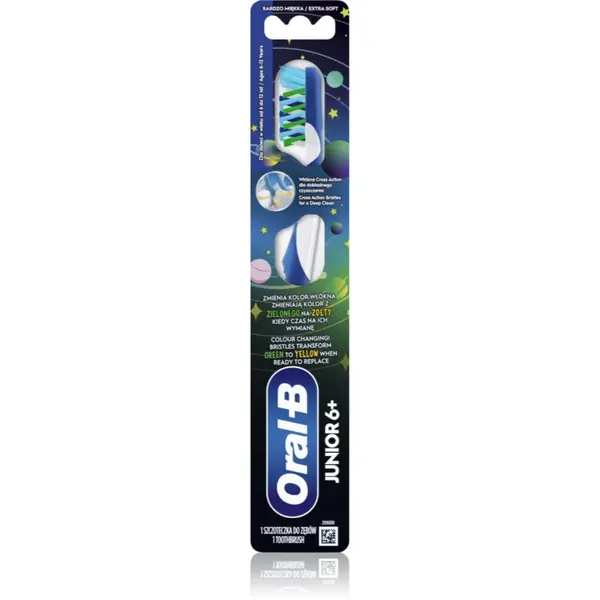 Oral-B Junior 6+ periuta de dinti pentru copii 6-12 ani 1 buc