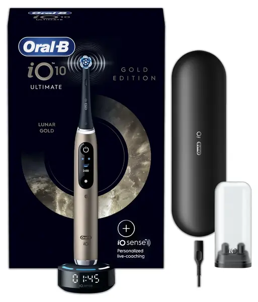 Oral-B periuță de dinți electrică - iO Series 10, 1 cap, negru/auriu