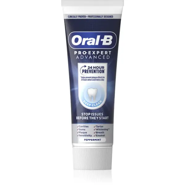 Oral-B Pro-Expert Advanced Deep Clean pastă de dinți curățare profundă Peppermint 75 ml