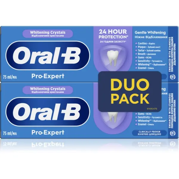 Oral-B Pro Expert Gentle Whitening pasta de dinti pentru albire 2x75 ml