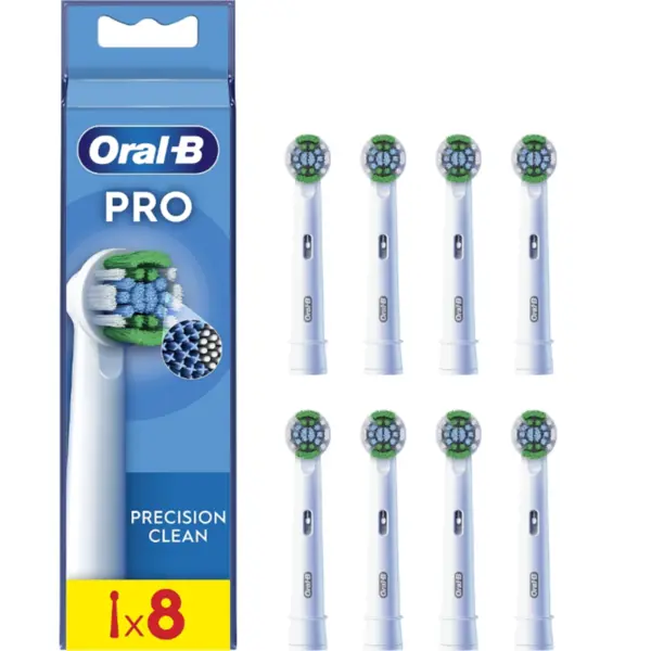 Oral-b Rezerve periuta de ditni Oral-B Pro Precision Clean EB20RX-8, 8 bucati, Alb