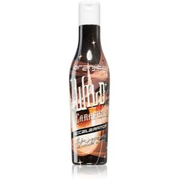 Oranjito Level 2 Wild Caramel loțiune pentru bronzat la solar, cu componente bio și accelerator de bronzare