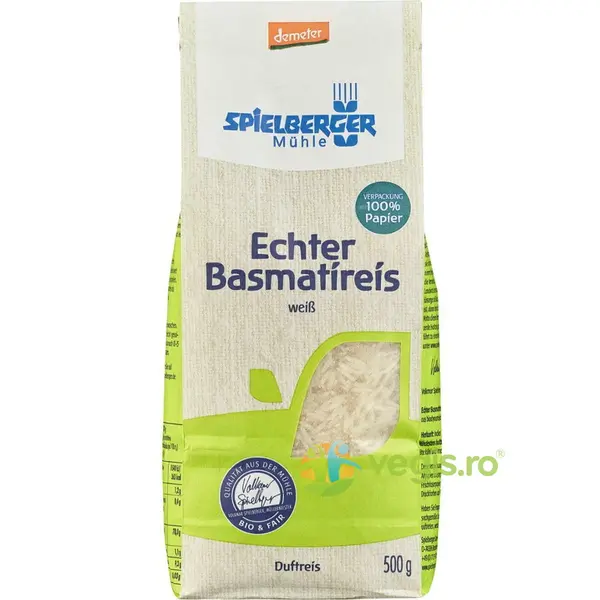 Orez Basmati Alb Ecologic/Bio 500g