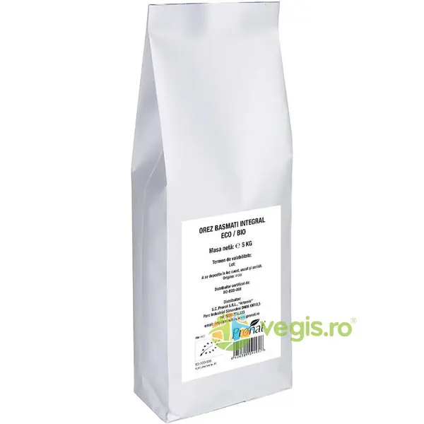 Orez Integral Basmati Ecologic/Bio 5kg