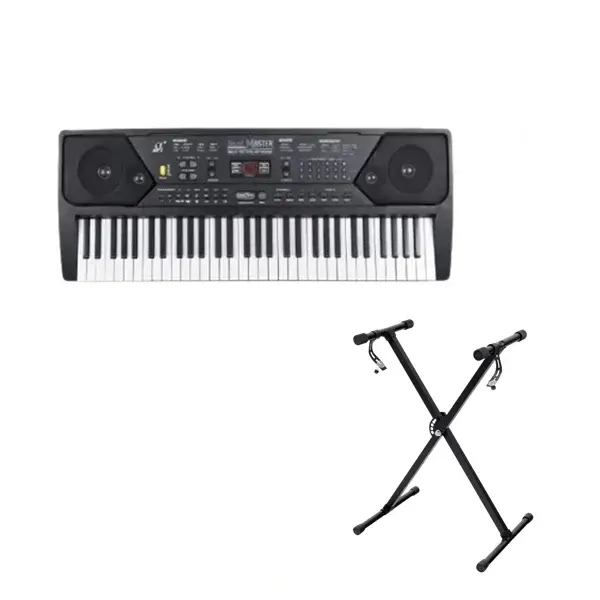 Orga electronica si stativ DEPOX , 61 clape, 5 octave si microfon