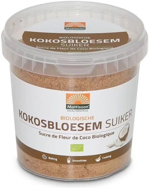 Organic Coconut Blossom Sugar, 450 g, Mattisson Healthstyle
